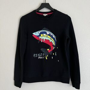 KENZO PARIS Womens Fish Sweatshirt Size Small